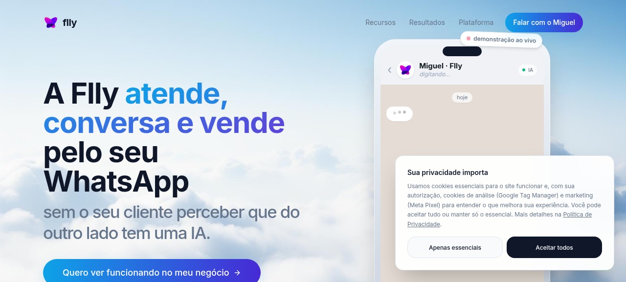 Site da Flly IA