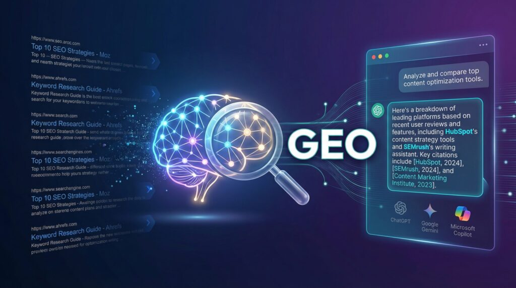 O que é GEO em 2026 — guia para profissionais de marketing