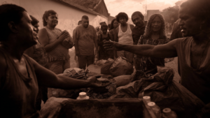 Feira documental Salgado em golden hour: experiência de marca presencial além do PDV